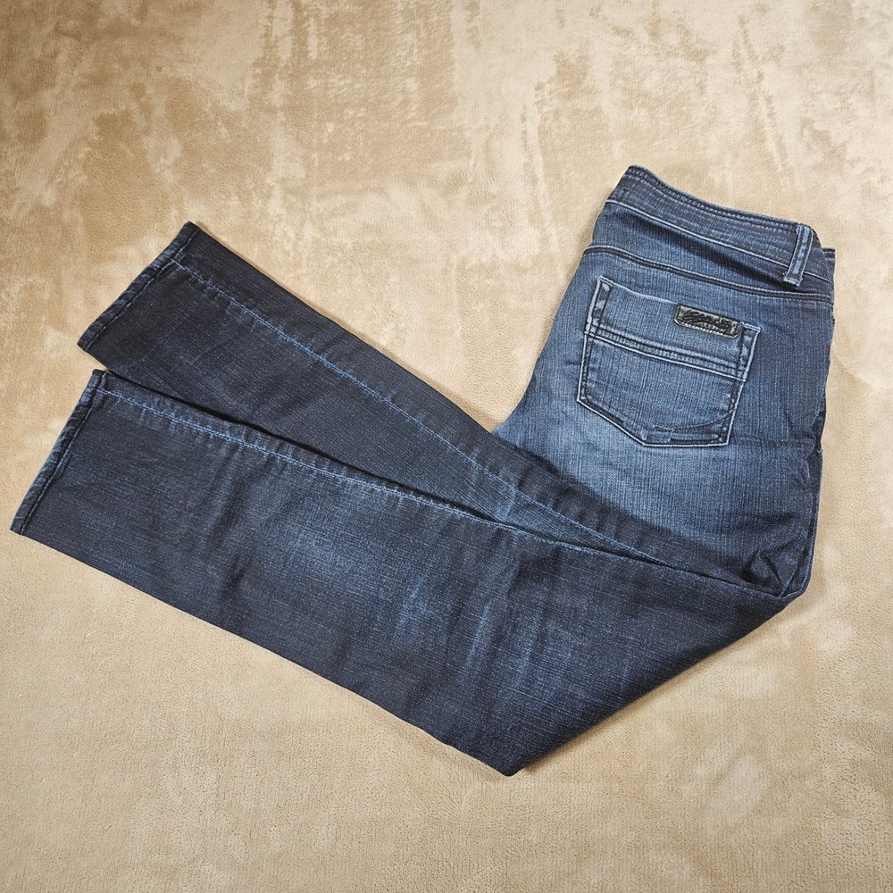 Stitch's Authentic Black Label Mojave Dark Wash Low Rise Skinny Jeans 28